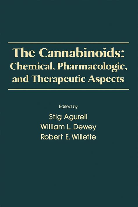  The cannabinoids: chemical, pharmacologic and therapeutic aspects