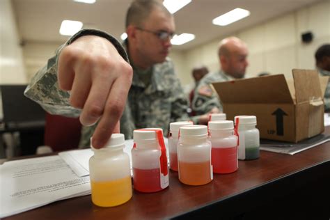  The idea was for the military to start a urine drug testing program