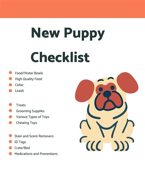  The main focus of a puppy supply list is always on safety