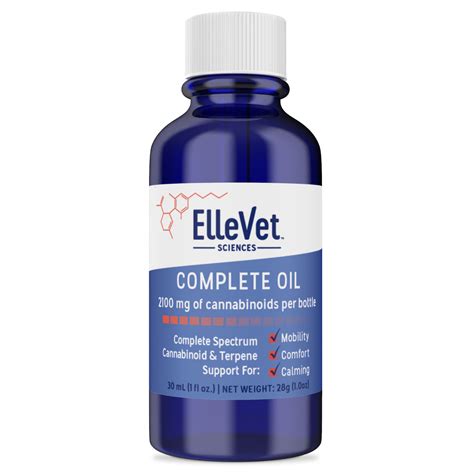  The purpose of these tests is to confirm the quality and effectiveness of each batch of ElleVet CBD oil and check for any impurities or contaminants