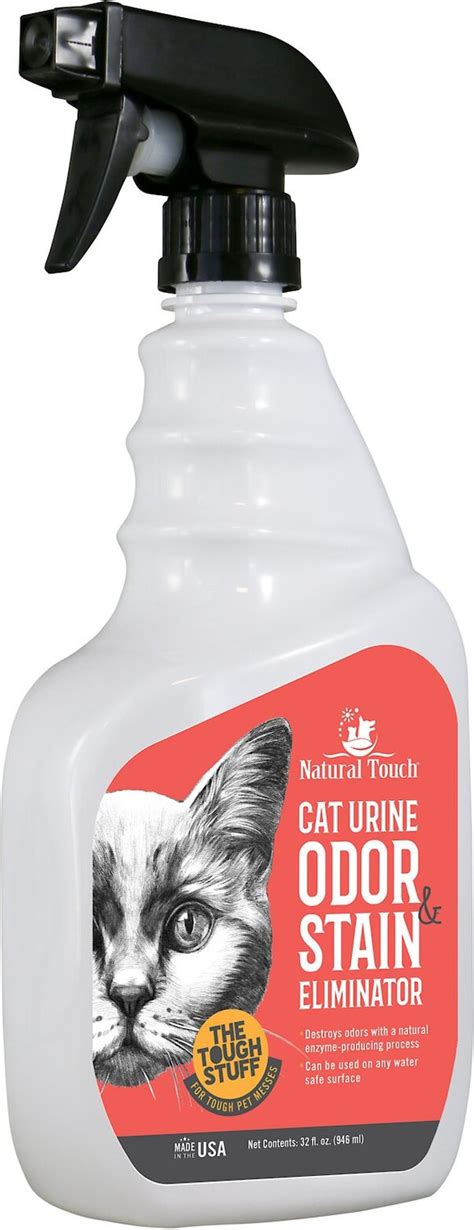  The strong, pervasive odor of cat urine can be difficult to mask with most non-protein-based carpet and fabric deodorizers alone