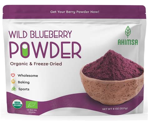  The supplement is also mixed with organic freeze-dried blueberry powder to make it more palatable