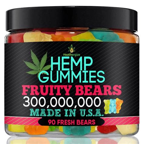 There are 20 tasty hemp extract gummies in each jar