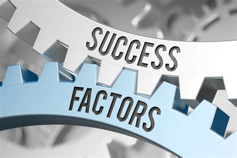  There are a handful of factors that determine the likelihood of success