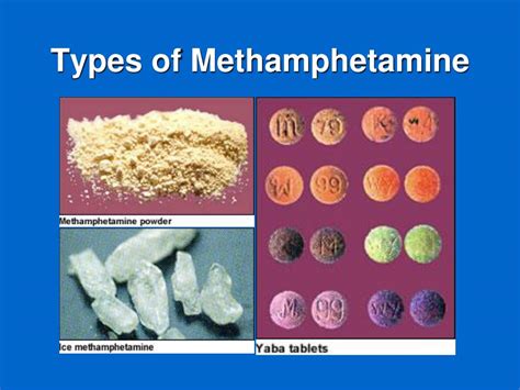 There are currently three types of methamphetamine: L-methamphetamine: Levo-methamphetamine raises the blood pressure and causes the heart to beat rapidly, but does not increase alertness very much
