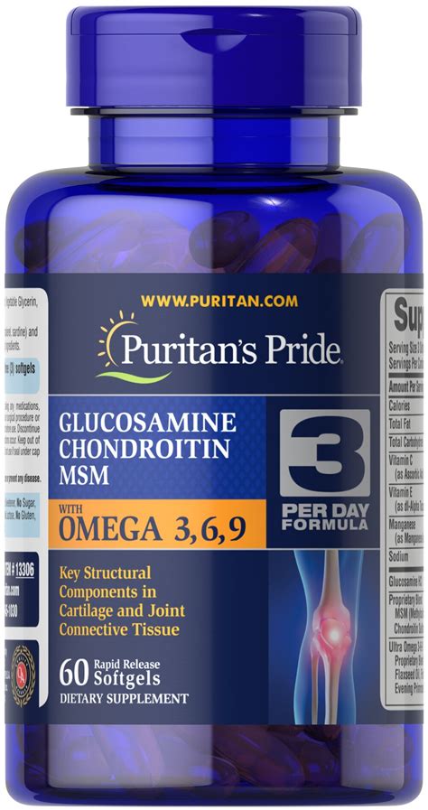  There are excellent levels of glucosamine and chondroitin, omega fatty acids, and antioxidants