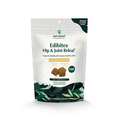  There are now 4 different types of Pet Releaf Edibites for dogs
