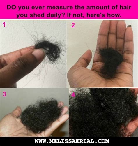  Think about how you naturally shed hair