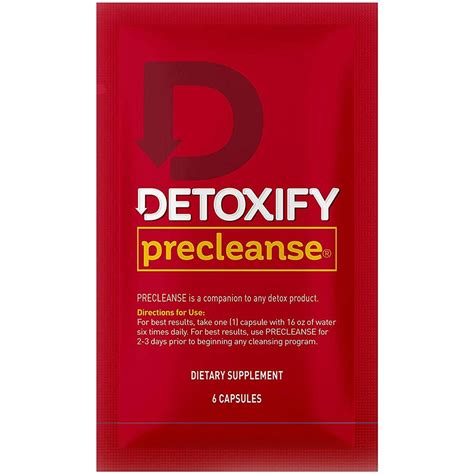  This detox product comes with a packet of six PreCleanse pills for free