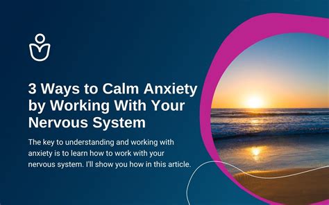  This has a calming effect on the nervous system, which can help reduce anxiety and stress