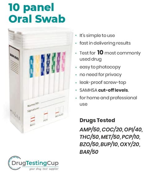  This is why when performing an oral drug test, it is very important to wipe the collection swab all around the oral cavity mouth to collect drug residues as well as as sampling the saliva