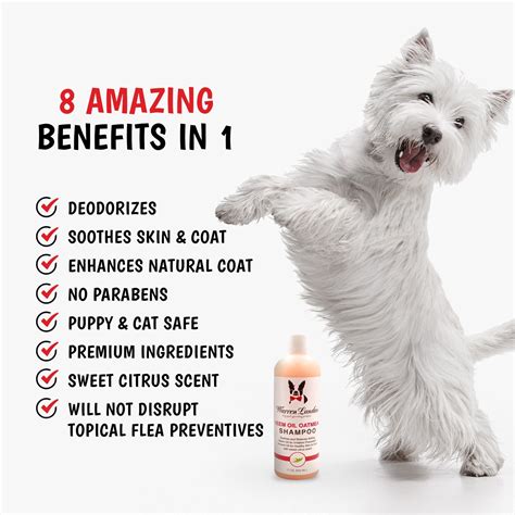  This shampoo effectively removes dirt, grime, and odors, leaving dogs coats fresh and clean