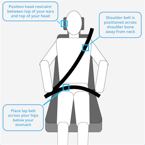  Two patented loops to keep the seat belt in place
