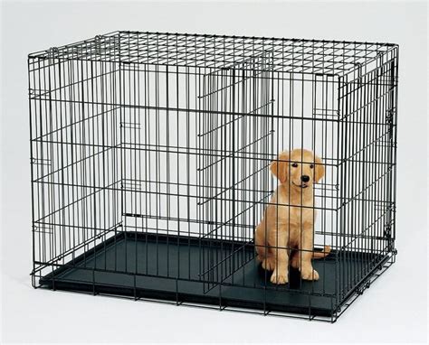  Unless you are going to be buying different crate sizes as the puppy grows, it is best to buy a crate with a divider