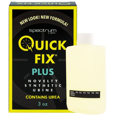  Urea and uric acid are additional components of Quick Fix synthetic urine and its alternative, Powdered Human Urine
