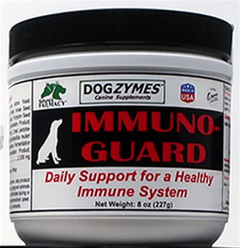 We also include Dogzymes Immuno-Guard to boost their immune system