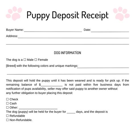  We can reserve your puppy with a deposit