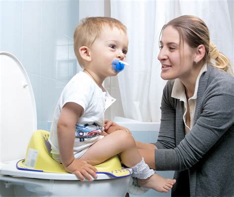  When it comes to potty training, patience and praise will go a long way