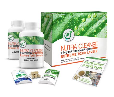  With the 5-Day Extreme Detox method, you get access to a page detox guide by Nutra Cleanse and two home-testing kits