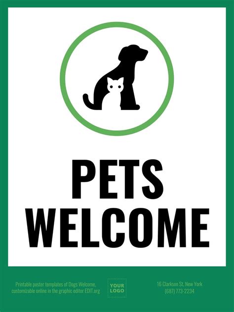  Yes, pets are welcome