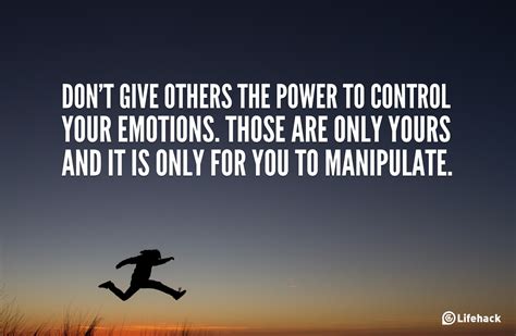  You are in control of your feelings and are supported by those around you