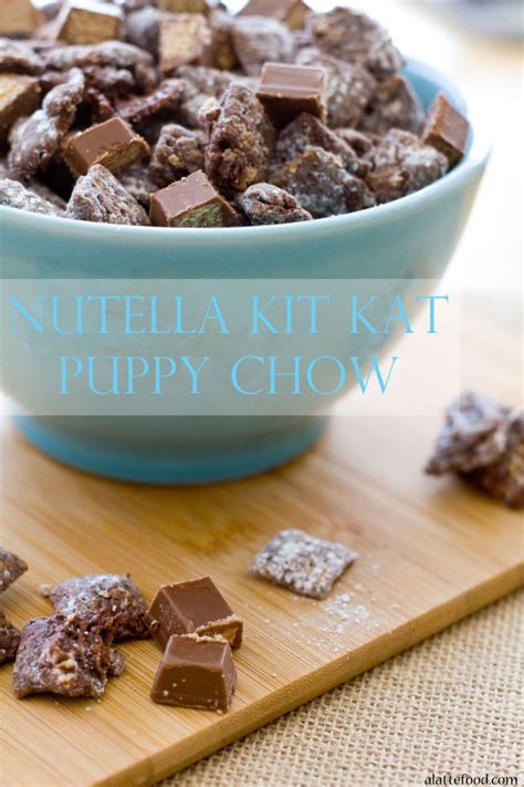  You can even use Nutella instead for extra chocolatey Puppy Chow