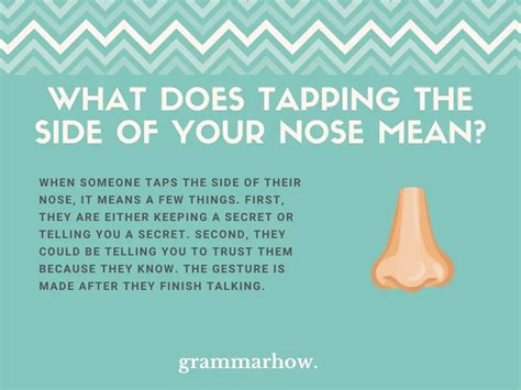  You may be able to just use your nose
