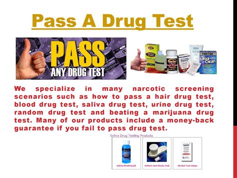  Your chances of passing a drug test rely on it, so other factors should also be taken into account