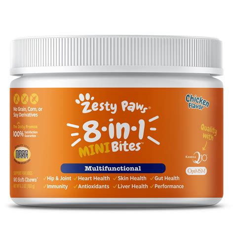  Zesty Paws Puppy 8-in-1 Multivitamin Soft Chews If you