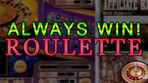  always win on roulette
