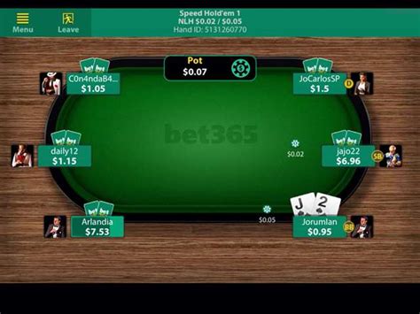  bet365 poker jugar