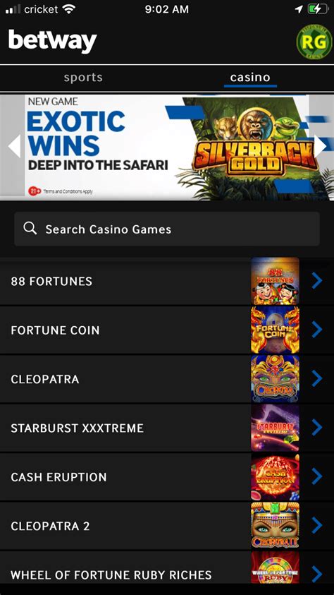  betway casino app review