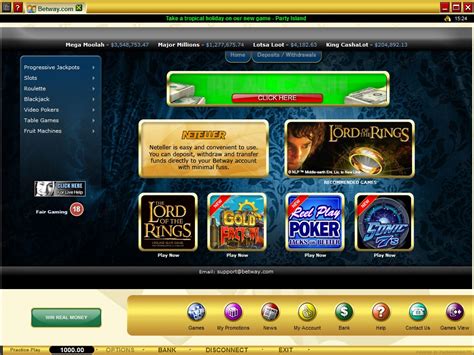  betway casino desktop site