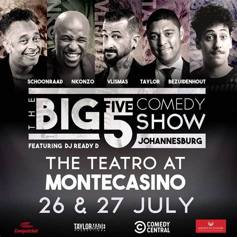  big 5 comedy monte casino