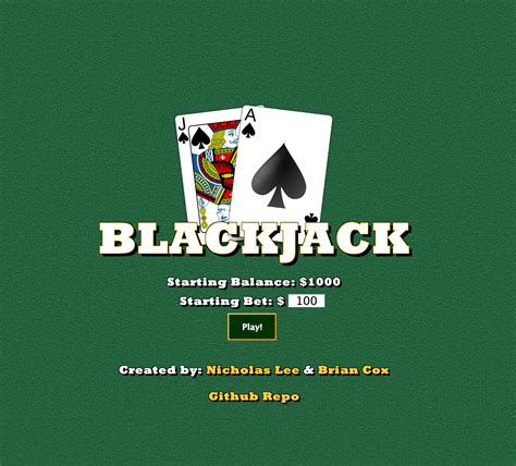  blackjack game github
