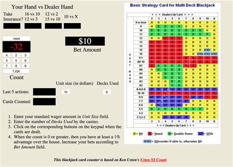  blackjack online card counter
