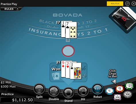  bovada online casino blackjack