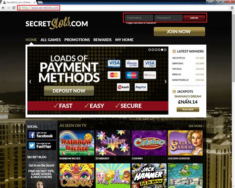  casino secret login