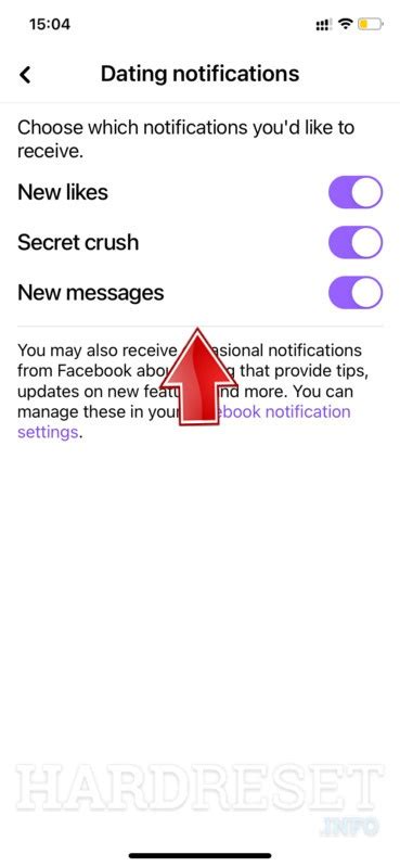 +dating +facebook notifications android