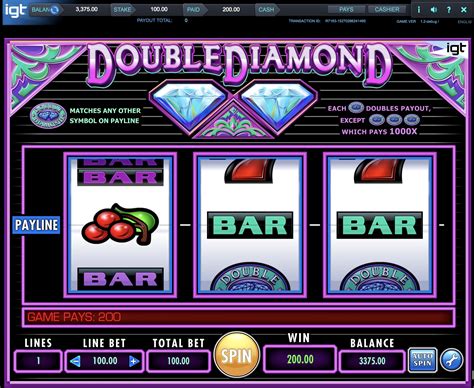  double diamond slots