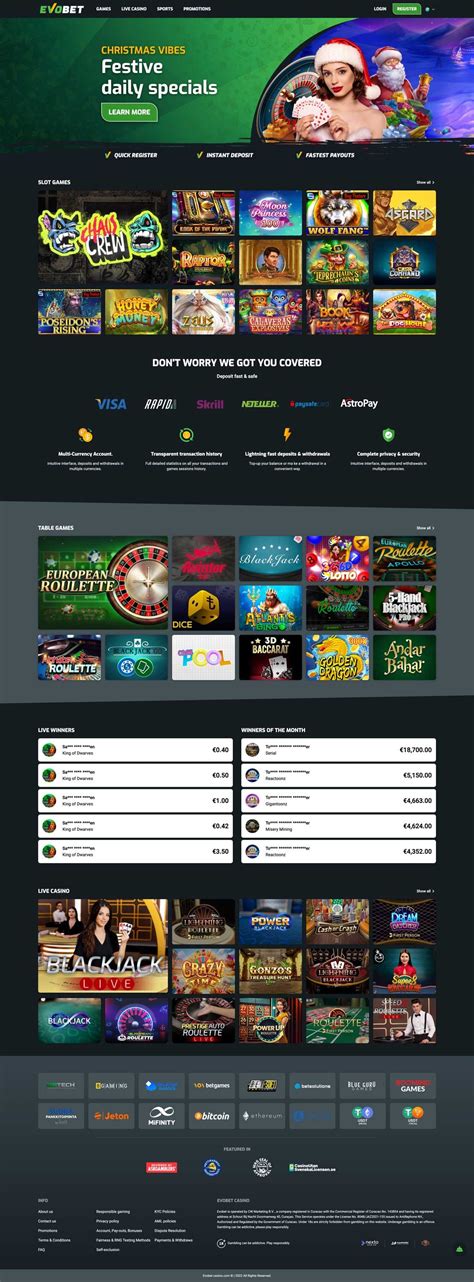  evobet casino code