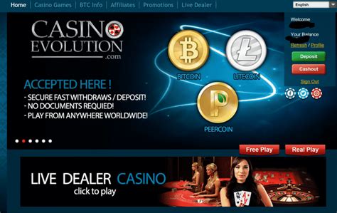  evolution bitcoin casino