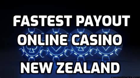  fastest payout online casino nz