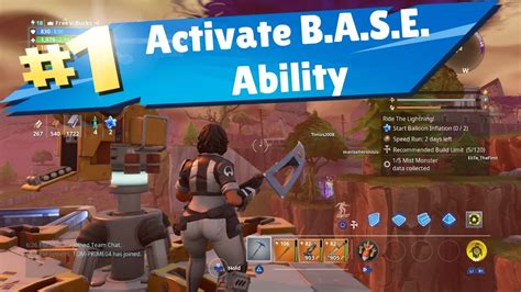  fortnite save the world activate base ability