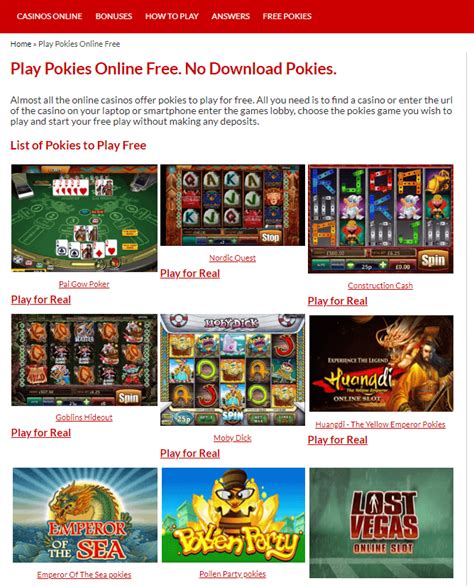  free pokies online no downloads