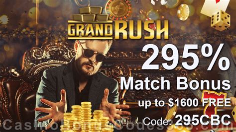  grand rush casino no deposit bonus august 2022