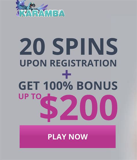  karamba casino 20 free spins