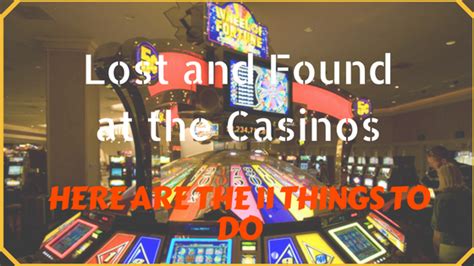  live casino lost and found
