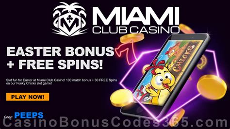  miami club casino match bonus codes