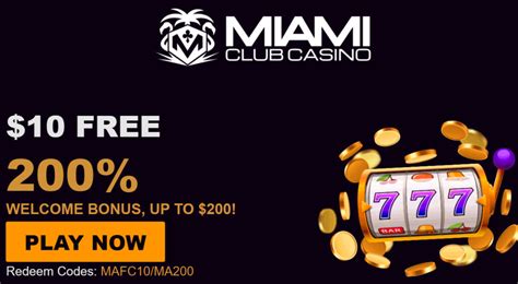  miami club casino mifree20 bonus codes